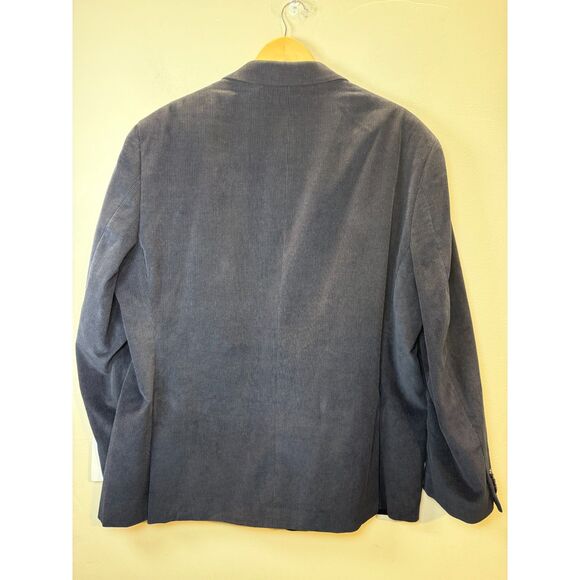 Michael Kors Kordell Corduroy Blazer Men's Size 48R Navy Classic Fit - Picture 5 of 9